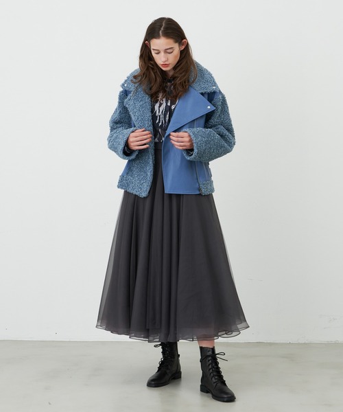 LA BELLE ETUDE（ラベルエチュード）の「【Belle vintage】レザー×ボア