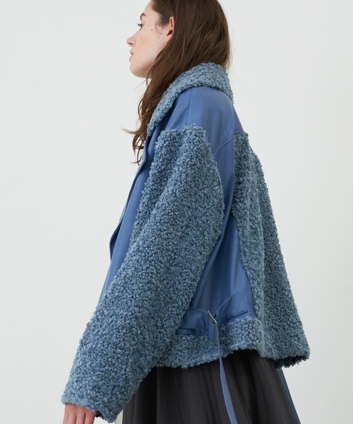 LA BELLE ETUDE（ラベルエチュード）の「【Belle vintage】レザー×ボア