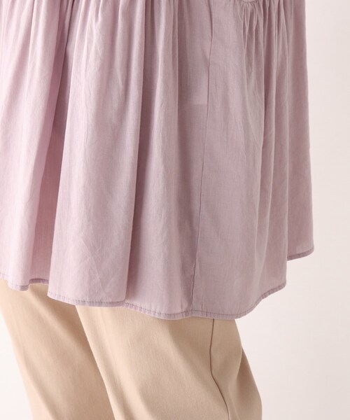 DRESKIP（ドレスキップ）の「◆2WAYティアードチュニックブラウス（シャツ/ブラウス・レディース・ホワイト系/パープル/ブラック・02/04/03）」の5枚目の写真