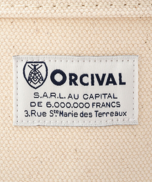 ORCIVAL（オーシバル）の「【ORCIVAL】キャンバストートバッグ 中（トートバッグ・レディース・ブラック/アイボリー/ブラック系その他/グレー系その他・-）」の9枚目の写真