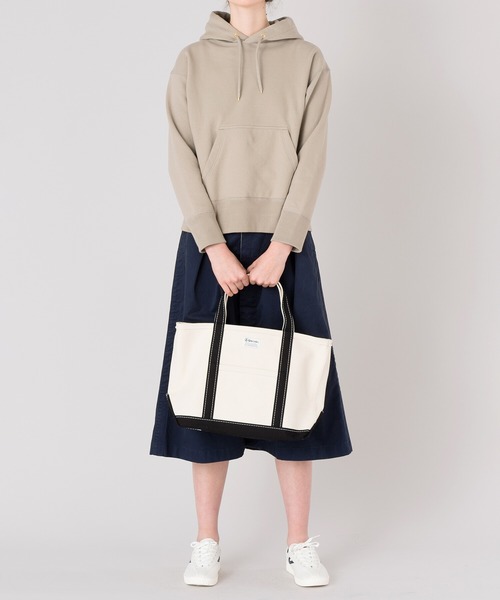 ORCIVAL（オーシバル）の「【ORCIVAL】キャンバストートバッグ 中（トートバッグ・レディース・ブラック/アイボリー/ブラック系その他/グレー系その他・-）」の4枚目の写真