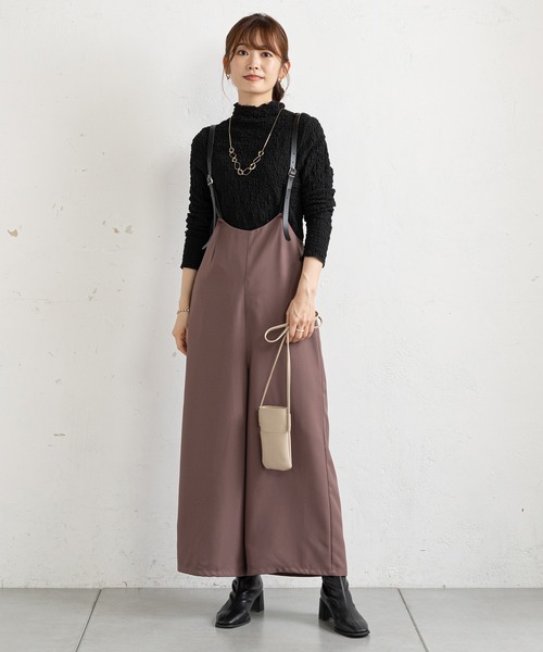 prose verse（プロズヴェール）の「シュリンク加工ハイネックプルオーバー（Tシャツ/カットソー・レディース・アイボリー/ブラック/カーキ・MEDIUM/LARGE）」の11枚目の写真