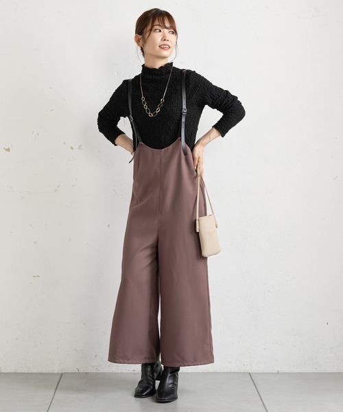 prose verse（プロズヴェール）の「シュリンク加工ハイネックプルオーバー（Tシャツ/カットソー・レディース・アイボリー/ブラック/カーキ・MEDIUM/LARGE）」の18枚目の写真