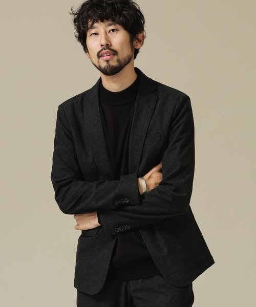 NANO universe（ナノユニバース）の「《WEB限定》ワンダーシェイプジャケット（テーラードジャケット・メンズ・ネイビー/グレー/チャコール・マルチサイズ）」の3枚目の写真