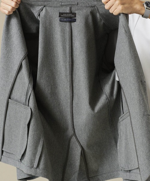 NANO universe（ナノユニバース）の「《WEB限定》ワンダーシェイプジャケット（テーラードジャケット・メンズ・ネイビー/グレー/チャコール・マルチサイズ）」の10枚目の写真