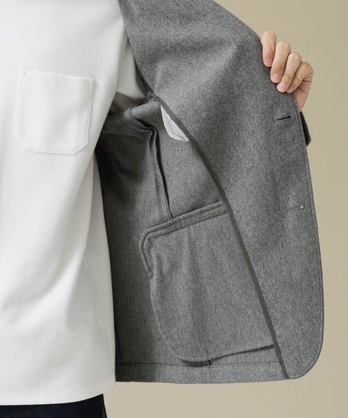 NANO universe（ナノユニバース）の「《WEB限定》ワンダーシェイプジャケット（テーラードジャケット・メンズ・ネイビー/グレー/チャコール・マルチサイズ）」の9枚目の写真