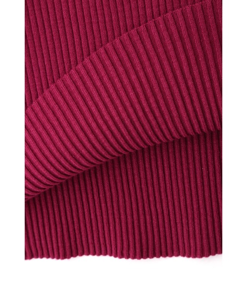 PINKY&DIANNE（ピンキーアンドダイアン）の「◆サイドボタンリブニットワンピース（ワンピース・レディース・ネイビー/ピンク系その他・38）」の6枚目の写真