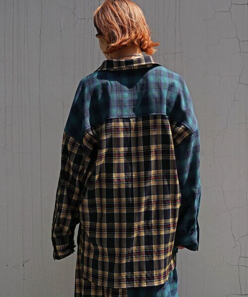 AULA AILA（アウラアイラ）の「AULA AILA（アウラ アイラ）別注3WAYチェックシャツドレス（ワンピース・レディース・その他・0）」の4枚目の写真