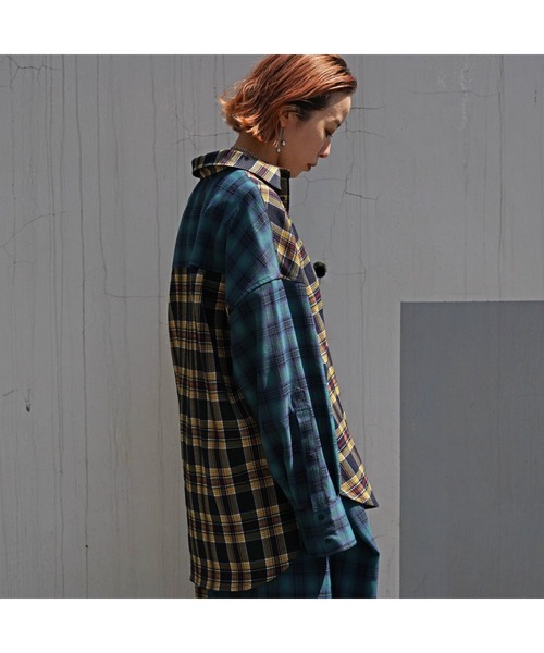 AULA AILA（アウラアイラ）の「AULA AILA（アウラ アイラ）別注3WAYチェックシャツドレス（ワンピース・レディース・その他・0）」の22枚目の写真