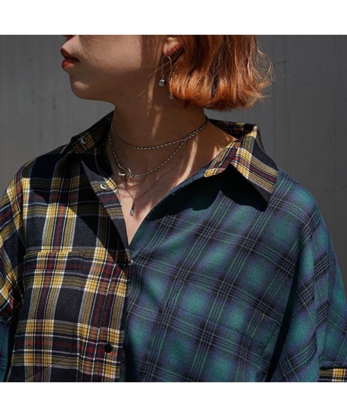 AULA AILA（アウラアイラ）の「AULA AILA（アウラ アイラ）別注3WAYチェックシャツドレス（ワンピース・レディース・その他・0）」の18枚目の写真