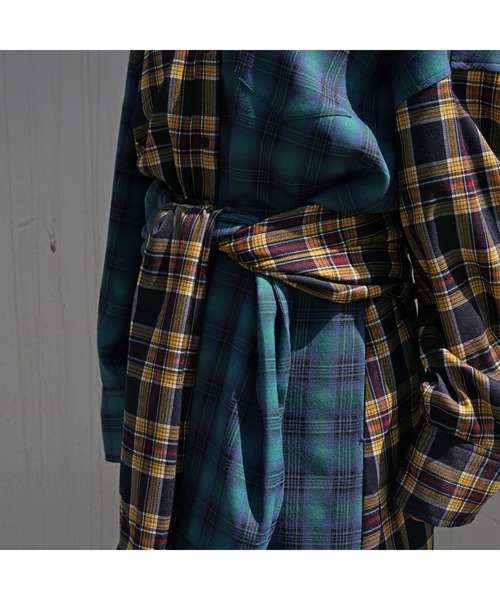 AULA AILA（アウラアイラ）の「AULA AILA（アウラ アイラ）別注3WAYチェックシャツドレス（ワンピース・レディース・その他・0）」の20枚目の写真