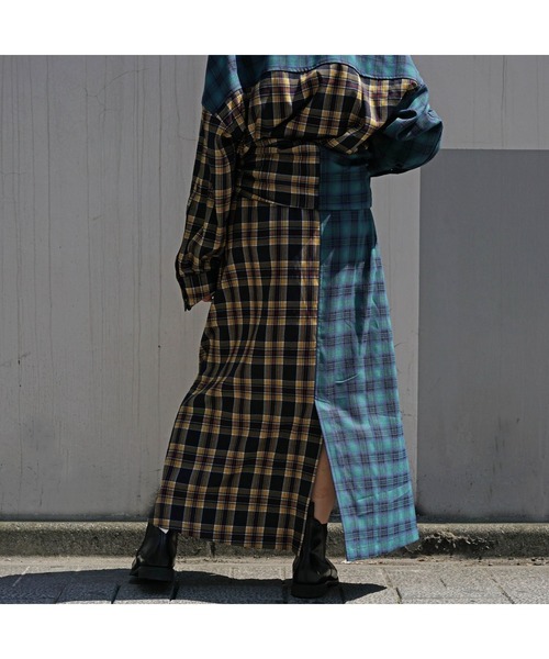 AULA AILA（アウラアイラ）の「AULA AILA（アウラ アイラ）別注3WAYチェックシャツドレス（ワンピース・レディース・その他・0）」の8枚目の写真