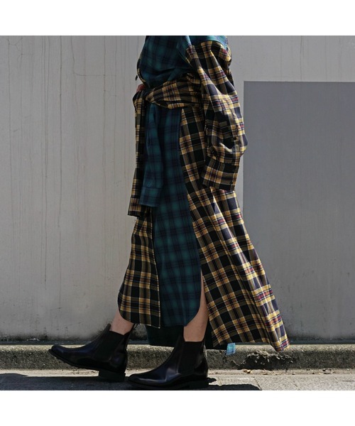 AULA AILA（アウラアイラ）の「AULA AILA（アウラ アイラ）別注3WAYチェックシャツドレス（ワンピース・レディース・その他・0）」の16枚目の写真