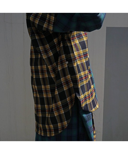 AULA AILA（アウラアイラ）の「AULA AILA（アウラ アイラ）別注3WAYチェックシャツドレス（ワンピース・レディース・その他・0）」の6枚目の写真