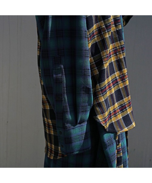 AULA AILA（アウラアイラ）の「AULA AILA（アウラ アイラ）別注3WAYチェックシャツドレス（ワンピース・レディース・その他・0）」の11枚目の写真