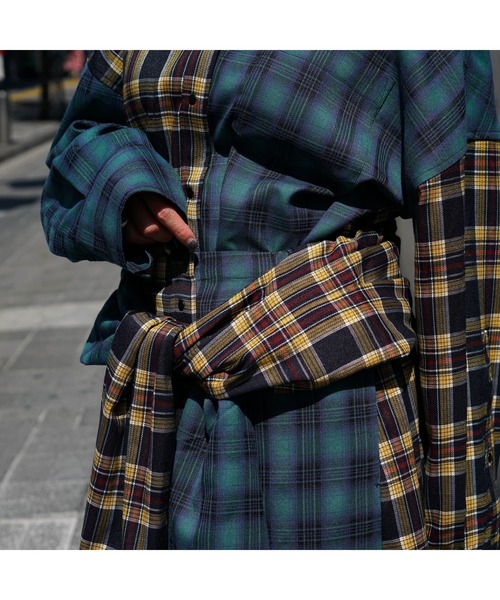 AULA AILA（アウラアイラ）の「AULA AILA（アウラ アイラ）別注3WAYチェックシャツドレス（ワンピース・レディース・その他・0）」の14枚目の写真