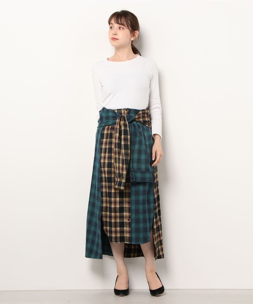 AULA AILA（アウラアイラ）の「AULA AILA（アウラ アイラ）別注3WAYチェックシャツドレス（ワンピース・レディース・その他・0）」の17枚目の写真