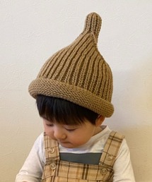 【LITTLE GRIN BUDDY/リトルグリンバディ】【ベビー】さんかくニット帽/Sankaku Knit Watch