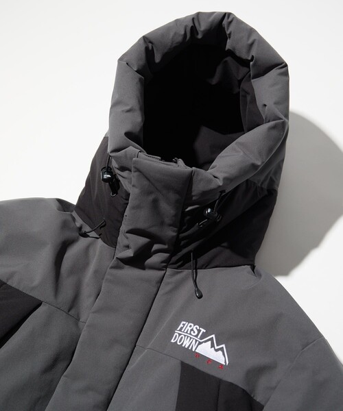 FIRST DOWN（ファーストダウン）の「FIRST DOWN/ファーストダウン 別注パネルショートダウン（ダウンジャケット/コート・メンズ・ブラック/ベージュ/グレー/モスグリーン・SMALL/MEDIUM/LARGE/X-LARGE）」の15枚目の写真