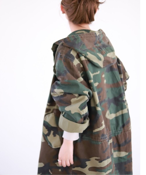 SLOBE IENA(スローブイエナ)の「【ROTHCO/ロスコ】 M51ミリタリーパーカー【手洗い可】 ◆(モッズコート・レディース・カーキ・FREE)」の6枚目の写真