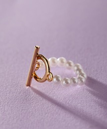 マンテル小粒パールリング