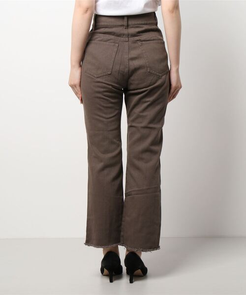 Cheek(チーク)の「ピンタックカラーデニムパンツ(デニムパンツ・レディース・チャコールグレー/ブラウン/ネイビー・SMALL/MEDIUM)」の19枚目の写真