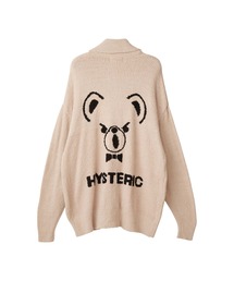 HYSTERIC GLAMOUR | HYSTERIC BEAR編込 カーディガン(カーディガン/ボレロ)