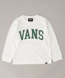 VANS | VANS ヴァンズ K Arch Logo Boys L/S T-Shirt 121K5020400 WHITE(Tシャツ/カットソー)