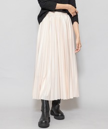 mili an deni | フェイクレザープリーツマキシスカート(スカート)