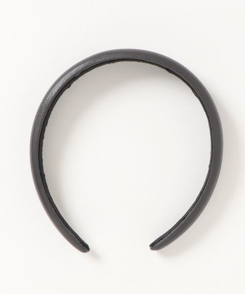 prose verse（プロズヴェール）の「合皮カチューシャ（カチューシャ・レディース・ダークグレー/アイボリー/キャメル・ﾌﾘ-）」の5枚目の写真