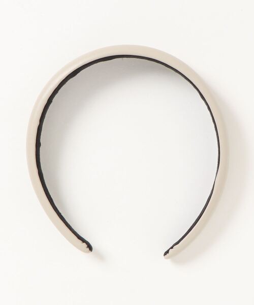 prose verse（プロズヴェール）の「合皮カチューシャ（カチューシャ・レディース・ダークグレー/アイボリー/キャメル・ﾌﾘ-）」の6枚目の写真