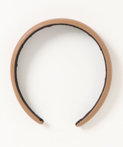 prose verse（プロズヴェール）の「合皮カチューシャ（カチューシャ・レディース・ダークグレー/アイボリー/キャメル・ﾌﾘ-）」の7枚目の写真