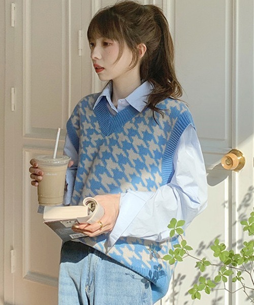 DAY CLOSET（デイ クローゼット）の「レディース 千鳥格子ドロップ