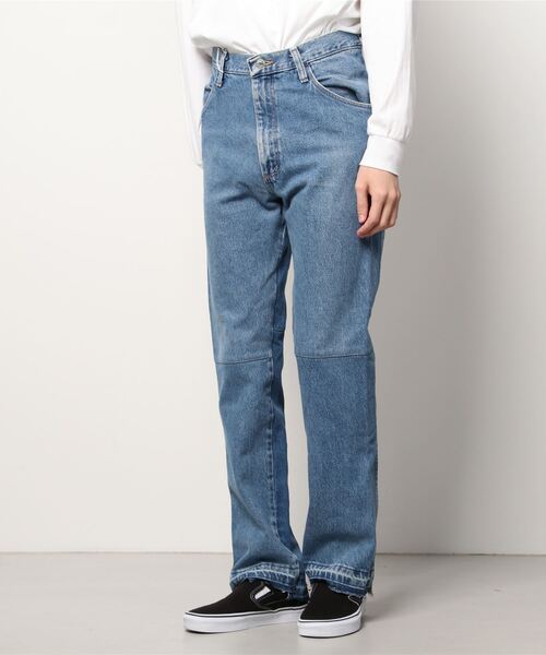 SEVEN BY SEVEN（セブンバイセブン）の「SEVEN BY SEVEN/セブン バイ セブン/@/REWORK ASYMMETRY JEANS（デニムパンツ・メンズ・ブラック/インディゴブルー・SMALL）」の2枚目の写真