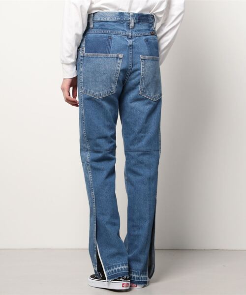 SEVEN BY SEVEN（セブンバイセブン）の「SEVEN BY SEVEN/セブン バイ セブン/@/REWORK ASYMMETRY JEANS（デニムパンツ・メンズ・ブラック/インディゴブルー・SMALL）」の4枚目の写真