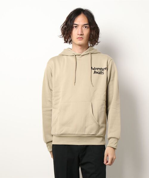 STYLEBLOCK（スタイルブロック）の「裏起毛プリントスウェットパーカー（パーカー・メンズ・オートミール/チャコール/ブラック系その他2/カーキ/ベージュ系その他/グレー系その他2/ブラック/グレー/ブラック系その他/ネイビー/グレー系その他/ベージュ・LL/M/L）」の10枚目の写真