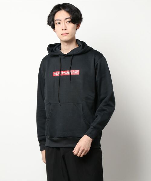 STYLEBLOCK（スタイルブロック）の「裏起毛プリントスウェットパーカー（パーカー・メンズ・オートミール/チャコール/ブラック系その他2/カーキ/ベージュ系その他/グレー系その他2/ブラック/グレー/ブラック系その他/ネイビー/グレー系その他/ベージュ・LL/M/L）」の3枚目の写真