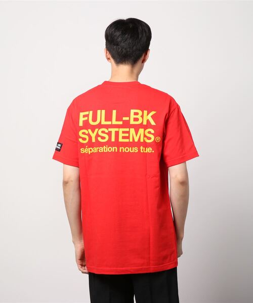 FULL-BK(フルビーケー)の「SYSTEMS LOGO TEE 2020 (Ver.01)(Tシャツ/カットソー・メンズ・レッド/ネイビー/グレー・LARGE/X-LARGE/MEDIUM)」の12枚目の写真