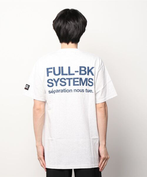 FULL-BK(フルビーケー)の「SYSTEMS LOGO TEE 2020 (Ver.01)(Tシャツ/カットソー・メンズ・レッド/ネイビー/グレー・LARGE/X-LARGE/MEDIUM)」の13枚目の写真