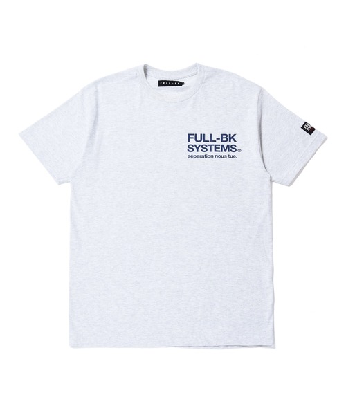 FULL-BK(フルビーケー)の「SYSTEMS LOGO TEE 2020 (Ver.01)(Tシャツ/カットソー・メンズ・レッド/ネイビー/グレー・LARGE/X-LARGE/MEDIUM)」の2枚目の写真