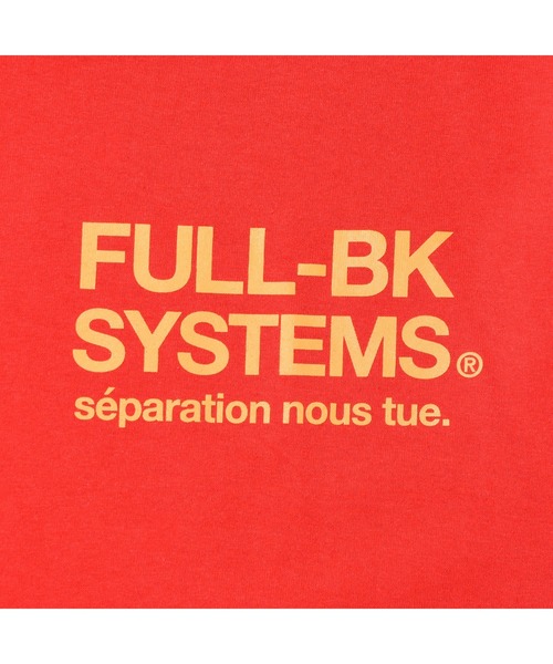 FULL-BK(フルビーケー)の「SYSTEMS LOGO TEE 2020 (Ver.01)(Tシャツ/カットソー・メンズ・レッド/ネイビー/グレー・LARGE/X-LARGE/MEDIUM)」の5枚目の写真