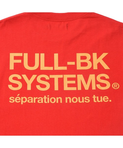 FULL-BK(フルビーケー)の「SYSTEMS LOGO TEE 2020 (Ver.01)(Tシャツ/カットソー・メンズ・レッド/ネイビー/グレー・LARGE/X-LARGE/MEDIUM)」の6枚目の写真