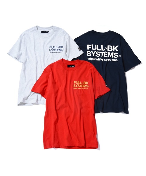 FULL-BK(フルビーケー)の「SYSTEMS LOGO TEE 2020 (Ver.01)(Tシャツ/カットソー・メンズ・レッド/ネイビー/グレー・LARGE/X-LARGE/MEDIUM)」の8枚目の写真
