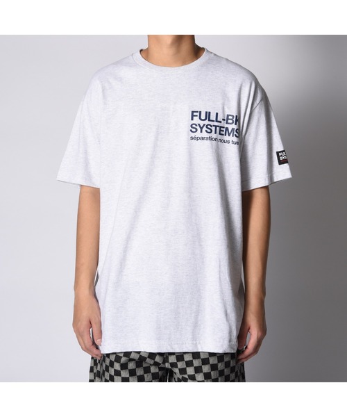 FULL-BK(フルビーケー)の「SYSTEMS LOGO TEE 2020 (Ver.01)(Tシャツ/カットソー・メンズ・レッド/ネイビー/グレー・LARGE/X-LARGE/MEDIUM)」の9枚目の写真