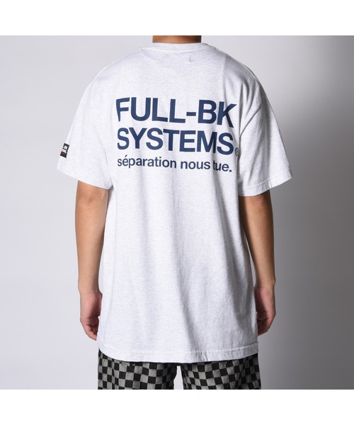 FULL-BK(フルビーケー)の「SYSTEMS LOGO TEE 2020 (Ver.01)(Tシャツ/カットソー・メンズ・レッド/ネイビー/グレー・LARGE/X-LARGE/MEDIUM)」の10枚目の写真