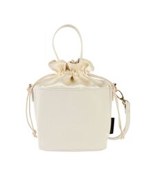 LAGUNAMOON | 【OUTDOOR】フェイクレザー巾着バッグ(ハンドバッグ)