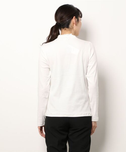 LOWRYS FARM（ローリーズファーム）の「ネックシャーリング　215864（Tシャツ/カットソー・レディース・ホワイト/ブラック/グレー・FREE）」の17枚目の写真