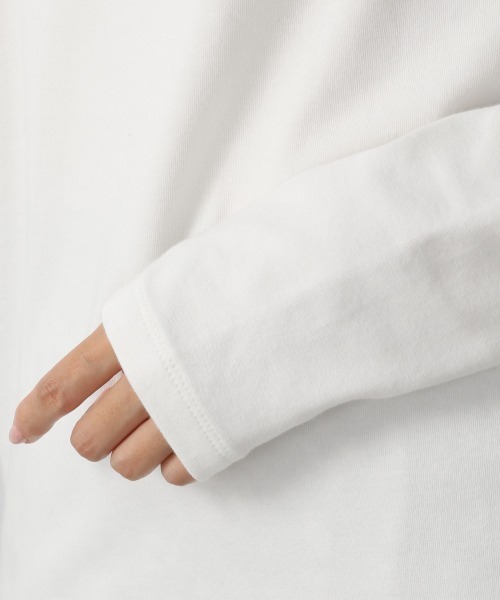 LOWRYS FARM（ローリーズファーム）の「ネックシャーリング　215864（Tシャツ/カットソー・レディース・ホワイト/ブラック/グレー・FREE）」の8枚目の写真