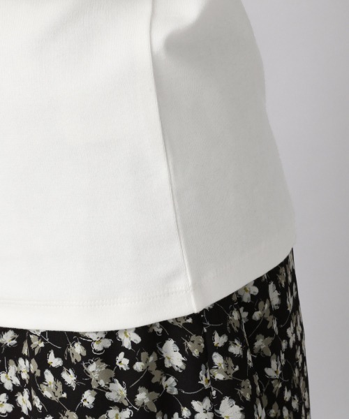 LOWRYS FARM（ローリーズファーム）の「ネックシャーリング　215864（Tシャツ/カットソー・レディース・ホワイト/ブラック/グレー・FREE）」の9枚目の写真