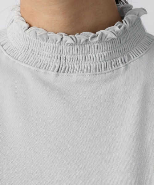 LOWRYS FARM（ローリーズファーム）の「ネックシャーリング　215864（Tシャツ/カットソー・レディース・ホワイト/ブラック/グレー・FREE）」の13枚目の写真